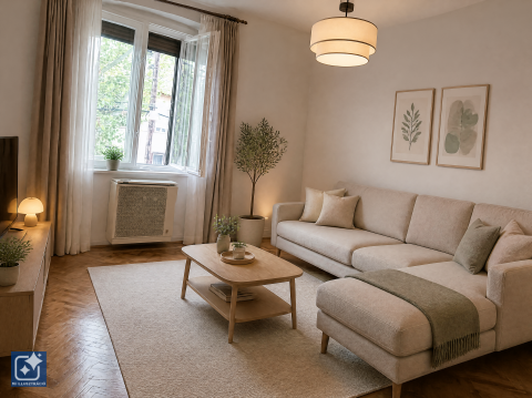Eladó Lakás 1192 Budapest 19. kerület , Wekerle telepen, önálló garázzsal, kerttel, 2 szobás lakás!