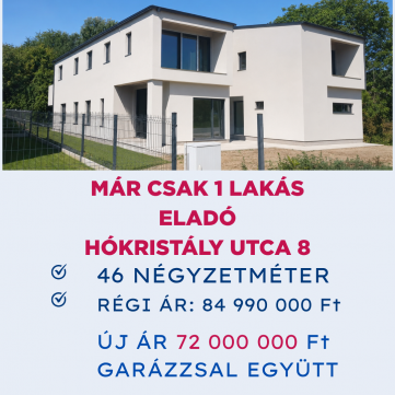 Eladó Lakás Új otthon , Nyulason