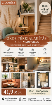 Eladó Lakás 1073 Budapest 7. kerület , OKOS TÉRKIALAKÍTÁS, PRÉMIUM KIVITEL