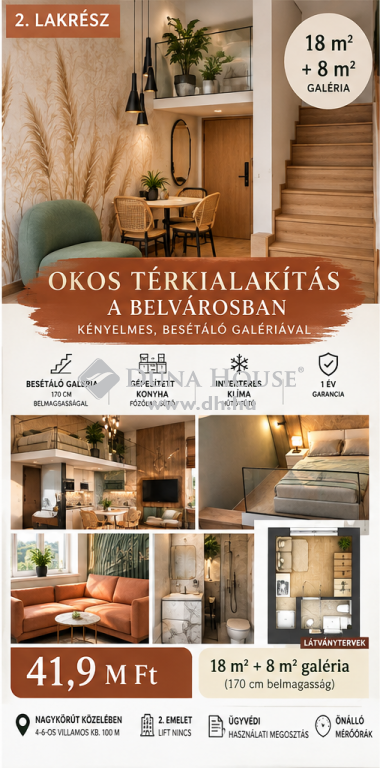 1073 Budapest 7. kerület , OKOS TÉRKIALAKÍTÁS, PRÉMIUM KIVITEL — 1/13